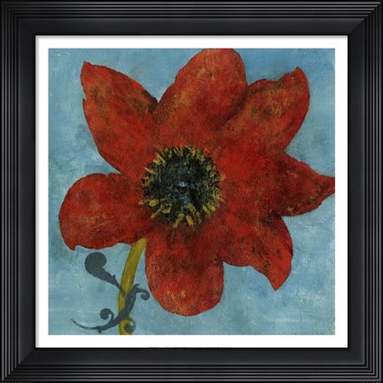Framed Summer Bloom I Print