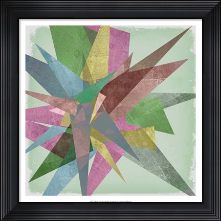 Framed Burst I Print