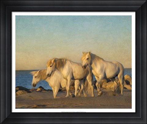 Framed On the Beach Print
