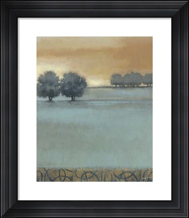 Framed Tranquil Landscape I Print