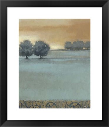 Framed Tranquil Landscape I Print