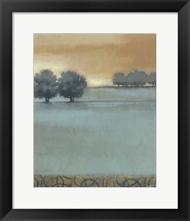 Framed Tranquil Landscape I Print