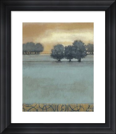 Framed Tranquil Landscape II Print