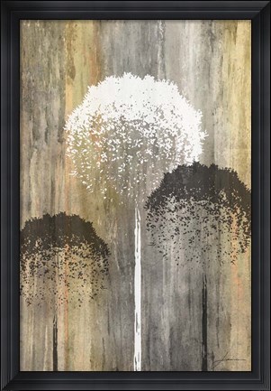 Framed Rustic Garden I Print