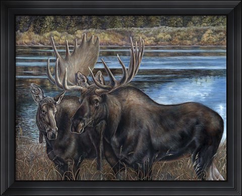 Framed Hello Handsome Print