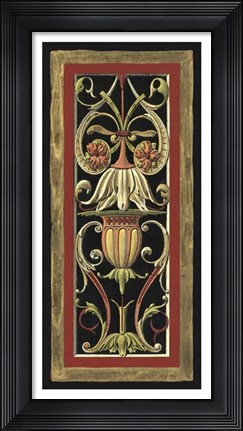 Framed Parisian Panel I Print