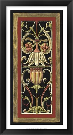 Framed Parisian Panel I Print