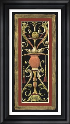 Framed Parisian Panel II Print