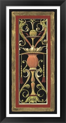 Framed Parisian Panel II Print