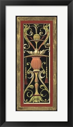 Framed Parisian Panel II Print