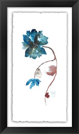 Framed Floral Watercolor I Print