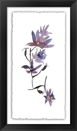 Framed Floral Watercolor IV Print