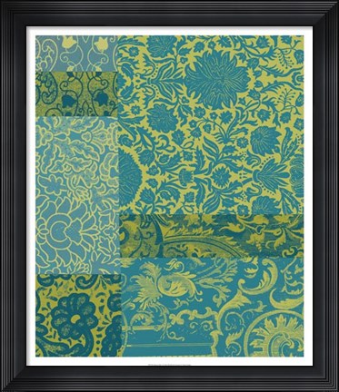 Framed Pattern Mix I Print