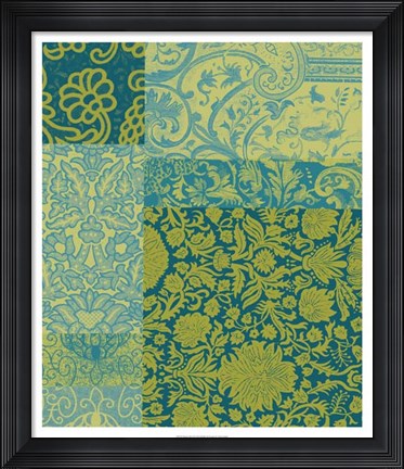 Framed Pattern Mix II Print