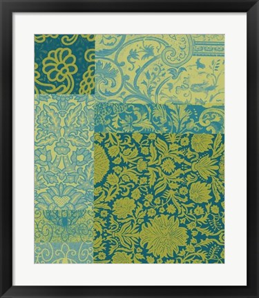 Framed Pattern Mix II Print