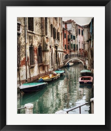 Framed Six Boats Print