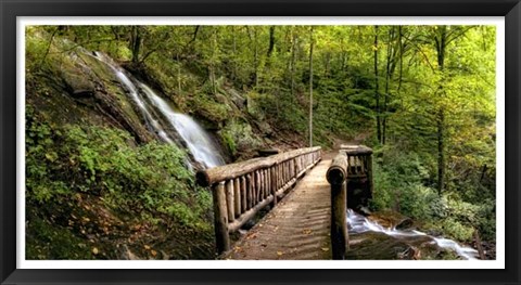 Framed Falls Panorama Print