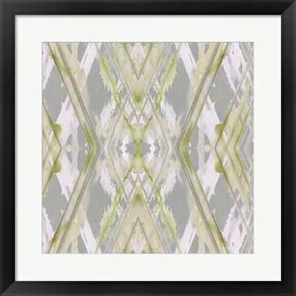 Framed Argyle Watercolor I Print