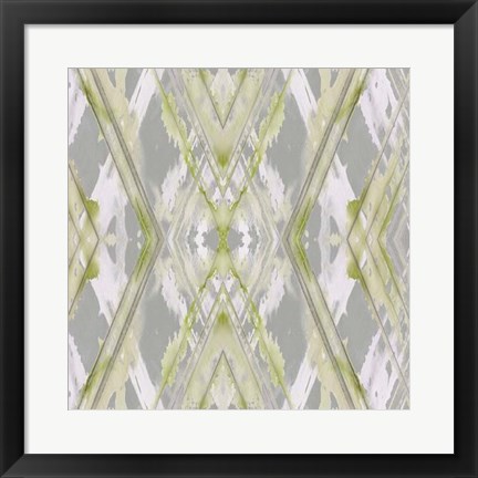 Framed Argyle Watercolor I Print