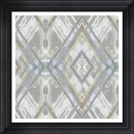 Framed Argyle Watercolor II Print