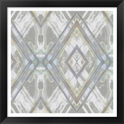 Framed Argyle Watercolor II Print