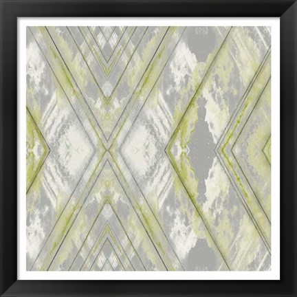 Framed Argyle Watercolor III Print
