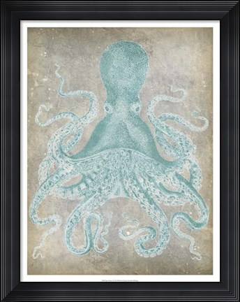Framed Spa Octopus I Print