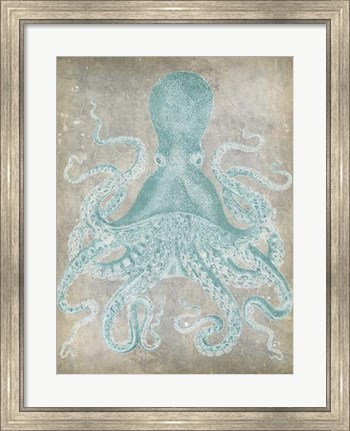 Framed Spa Octopus I Print