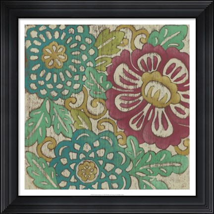 Framed Summer Sakura I Print