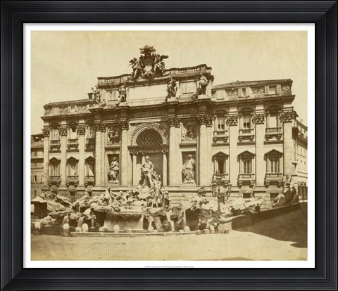 Framed Trevi Fountain Print