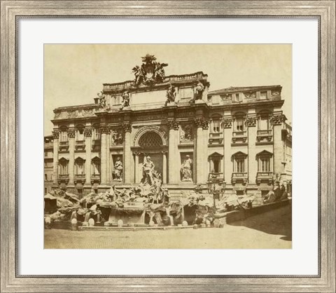 Framed Trevi Fountain Print