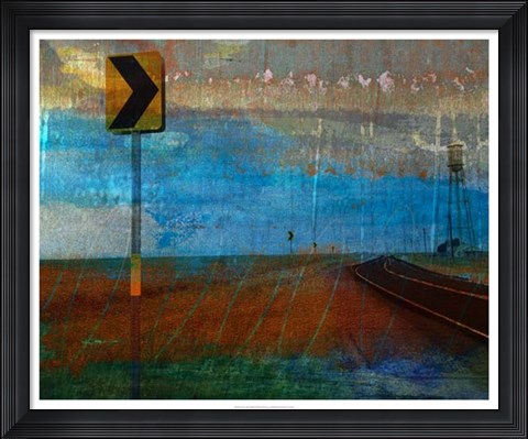 Framed Texas Open Road Print