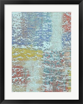 Framed Bold Textures I Print