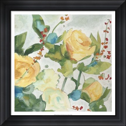 Framed June Bouquet I Print