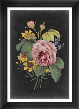 Framed Rose Bouquet II Print