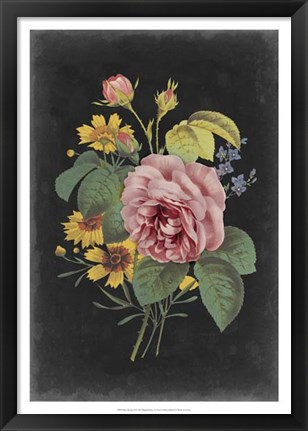 Framed Rose Bouquet II Print