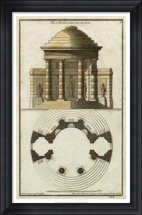 Framed Deneufforge Architecture II Print