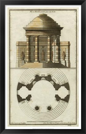 Framed Deneufforge Architecture II Print