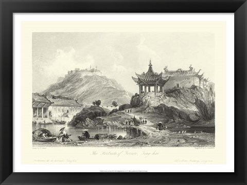 Framed Scenes in China II Print