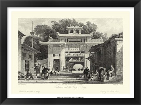 Framed Scenes in China V Print