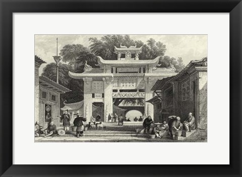 Framed Scenes in China V Print