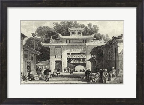 Framed Scenes in China V Print