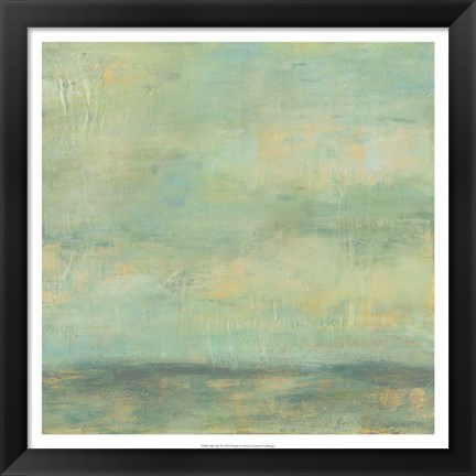 Framed Mint Sky II Print