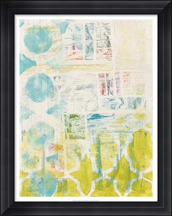 Framed Lattice Progression I Print