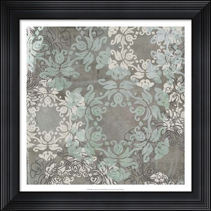 Framed Rosette Profusion I Print