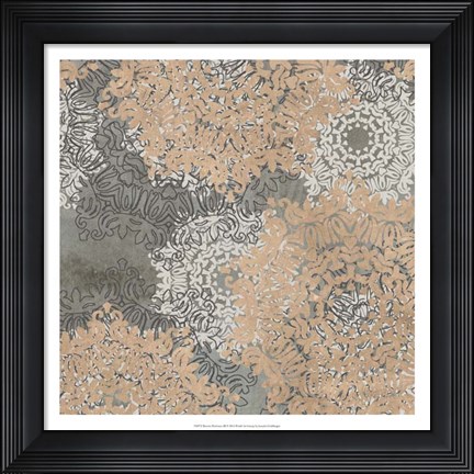 Framed Rosette Profusion III Print