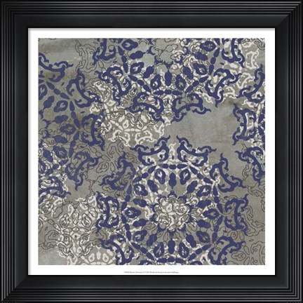 Framed Rosette Profusion V Print