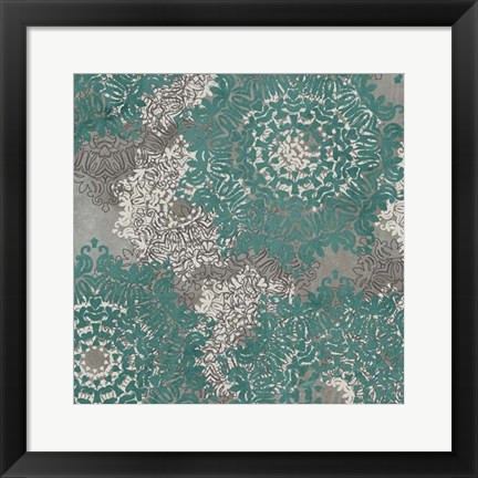 Framed Rosette Profusion VI Print