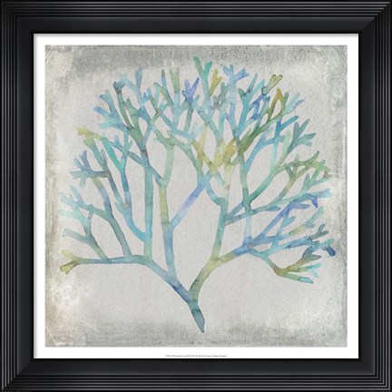 Framed Watercolor Coral II Print