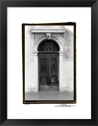 Framed Venetian Doorways I Print